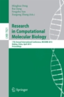 Research in Computational Molecular Biology : 17th Annual International Conference, RECOMB 2013, Beijing, China, April 7-10, 2013. Proceedings - eBook