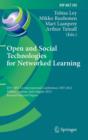 Open and Social Technologies for Networked Learning : IFIP WG 3.4 International Conference, OST 2012, Tallinn, Estonia, July 30 - August 3, 2012, Revised Selected Papers - Book