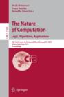 The Nature of Computation: Logic, Algorithms, Applications : 9th Conference on Computability in Europe, CiE 2013, Milan, Italy, July 1-5, 2013, Proceedings - Book
