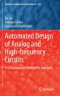 Automated Design of Analog and High-frequency Circuits : A Computational Intelligence Approach - Book