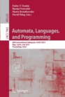 Automata, Languages, and Programming : 40th International Colloquium, ICALP 2013, Riga, Latvia, July 8-12, 2013, Proceedings, Part I - Book