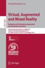 Virtual, Augmented and Mixed Reality: Designing and Developing Augmented and Virtual Environments : 5th International Conference, VAMR 2013, Held as Part of HCI International 2013, Las Vegas, NV, USA, - Book