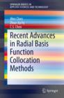 Recent Advances in Radial Basis Function Collocation Methods - eBook