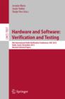 Hardware and Software: Verification and Testing : 8th International Haifa Verification Conference, HVC 2012, Haifa, Israel, November 6-8, 2012. Revised Selected Papers - eBook