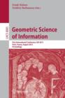 Geometric Science of Information : First International Conference, GSI 2013, Paris, France, August 28-30, 2013, Proceedings - Book