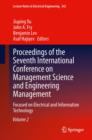 Proceedings of the Seventh International Conference on Management Science and Engineering Management : Focused on Electrical and Information Technology Volume II - Book