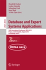 Database and Expert Systems Applications : 24th International Conference, DEXA 2013, Prague, Czech Republic, August 26-29, 2013. Proceedings, Part II - eBook