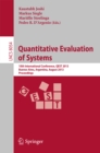 Quantitative Evaluation of Systems : 10th International Conference, QEST 2013, Buenos Aires, Argentina, August 27-30, 2013, Proceedings - eBook