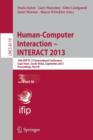 Human-Computer Interaction -- INTERACT 2013 : 14th IFIP TC 13 International Conference, Cape Town, South Africa, September 2-6, 2013, Proceedings, Part III - Book