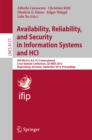Availability, Reliability, and Security in Information Systems and HCI : IFIP WG 8.4, 8.9, TC 5 International Cross-Domain Conference, CD-ARES 2013, Regensburg, Germany, September 2-6, 2013, Proceedin - eBook