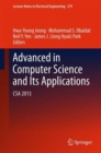 Advances in Computer Science and its Applications : CSA 2013 - Book