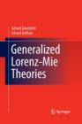 Generalized Lorenz-Mie Theories - Book