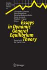 Essays in Dynamic General Equilibrium Theory : Festschrift for David Cass - Book