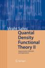 Quantal Density Functional Theory II : Approximation Methods and Applications - Book
