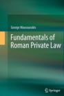Fundamentals of Roman Private Law - Book