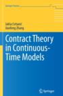 Contract Theory in Continuous-Time Models - Book
