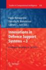 Innovations in Defence Support Systems -3 : Intelligent Paradigms in Security - Book