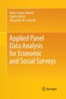 Applied Panel Data Analysis for Economic and Social Surveys - Book