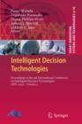 Intelligent Decision Technologies : Proceedings of the 4th International Conference on Intelligent Decision Technologies (IDT'2012) - Volume 2 - Book