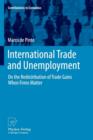 International Trade and Unemployment : On the Redistribution of Trade Gains When Firms Matter - Book
