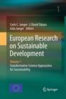 European Research on Sustainable Development : Volume 1: Transformative Science Approaches for Sustainability - Book