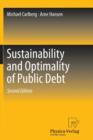Sustainability and Optimality of Public Debt - Book