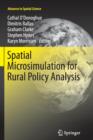 Spatial Microsimulation for Rural Policy Analysis - Book