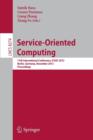 Service-Oriented Computing : 11th International Conference, ICSOC 2013, Berlin, Germany, December 2-5, 2013. Proceedings - Book