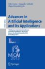 Advances in Artificial Intelligence and Its Applications : 12th Mexican International Conference, MICAI 2013, Mexico City, Mexico, November 24-30, 2013, Proceedings, Part I - Book