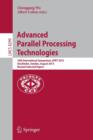 Advanced Parallel Processing Technologies : 10th International Symposium, APPT 2013, Stockholm, Sweden, August 27-28, 2013, Revised Selected Papers - Book