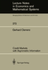 Credit Markets with Asymmetric Information - eBook
