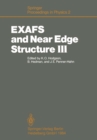 EXAFS and Near Edge Structure III : Proceedings of an International Conference, Stanford, CA, July 16-20, 1984 - eBook