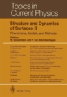 Structure and Dynamics of Surfaces II : Phenomena, Models, and Methods - Book