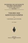 Theorie Der Konvexen Koerper - Book