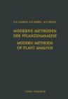 Modern Methods of Plant Analysis / Moderne Methoden der Pflanzenanalyse - Book