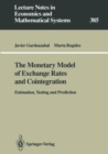 The Monetary Model of Exchange Rates and Cointegration : Estimation, Testing and Prediction - eBook