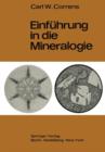 Einfuhrung in Die Mineralogie : Kristallographie Und Petrologie - Book