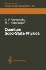 Quantum Solid-State Physics - Book