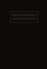 Biochemisches Handlexikon : V. Band: Alkaloide, Tierische Gifte, Produkte Der Inneren Sekretion, Antigene, Fermente - Book