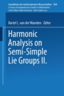 Harmonic Analysis on Semi-Simple Lie Groups II - Book