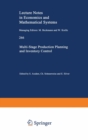 Multi-Stage Production Planning and Inventory Control - eBook