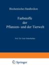 Biochemisches Handlexikon : VI. Band: Farbstoffe Der Pflanzen- Und Der Tierwelt - Book