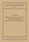 Tabellen Zur Laplace-Transformation Und Anleitung Zum Gebrauch - Book