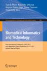 Biomedical Informatics and Technology : First International Conference, ACBIT 2013, Aizu-Wakamatsu, Japan, September 16-17, 2013. Revised Selected Papers - Book