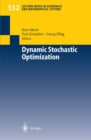 Dynamic Stochastic Optimization - eBook