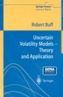 Uncertain Volatility Models : Theory and Application - eBook