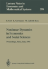 Nonlinear Dynamics in Economics and Social Sciences : Proceedings of the Second Informal Workshop, Held at the Certosa di Pontignano, Siena, Italy, May 27-30, 1991 - eBook