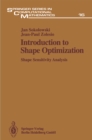 Introduction to Shape Optimization : Shape Sensitivity Analysis - eBook