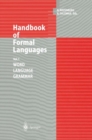 Handbook of Formal Languages : Volume 1 Word, Language, Grammar - eBook