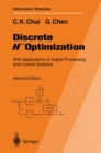 Discrete Hinfinity Optimization : With Applications in Signal Processing and Control Systems - eBook